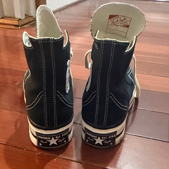 Converse Black and White High-Tops - Picture 4 of 4